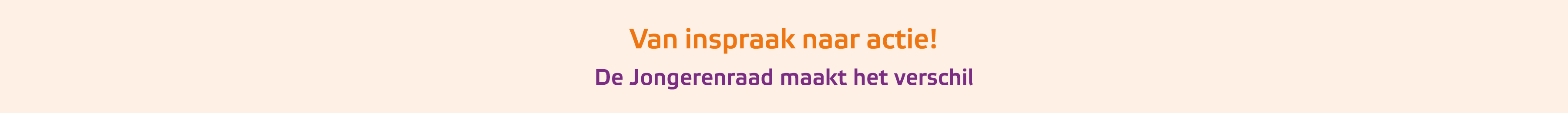 Van inspraak naar actie! De Jongerenraad maakt het verschil